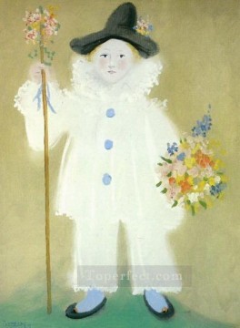 パブロ・ピカソ Painting - ピエロのポールの肖像 1929年 パブロ・ピカソ